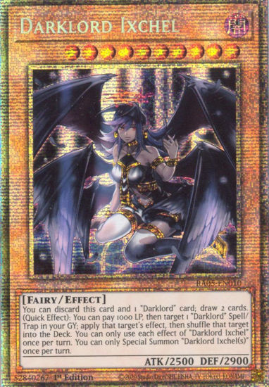 Darklord Ixchel - RA05-EN010-STR - (V.7 - Starlight Rare) 1st Edition