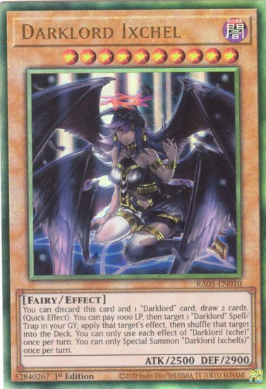 Darklord Ixchel - RA05-EN010-UTR - (V.6 - Ultimate Rare) 1st Edition