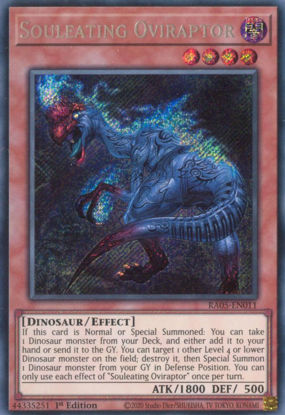 Souleating Oviraptor - RA05-EN011-SCR - (V.3 - Secret Rare) 1st Edition