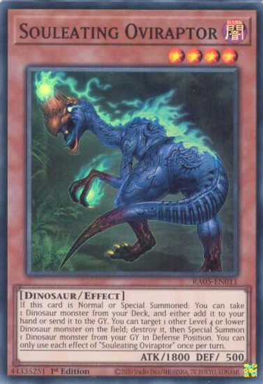 Souleating Oviraptor - RA05-EN011-SR - (V.1 - Super Rare) 1st Edition