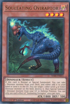 Souleating Oviraptor - RA05-EN011-UR - (V.2 - Ultra Rare) 1st Edition
