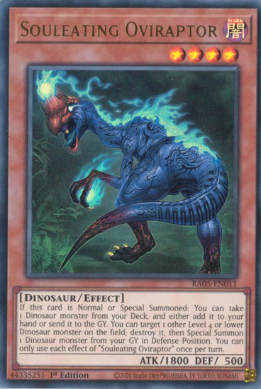 Souleating Oviraptor - RA05-EN011-UR - (V.2 - Ultra Rare) 1st Edition