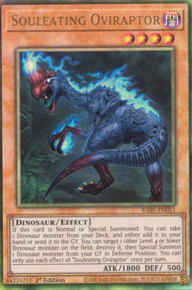 Souleating Oviraptor - RA05-EN011-UTR - (V.6 - Ultimate Rare) 1st Edition