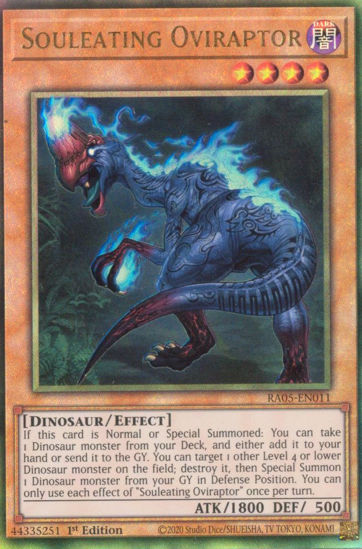 Souleating Oviraptor - RA05-EN011-UTR - (V.6 - Ultimate Rare) 1st Edition