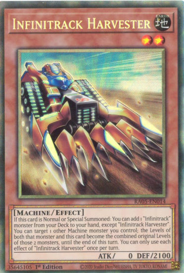 Infinitrack Harvester - RA05-EN014-CR - (V.5 - Collector's Rare) 1st Edition