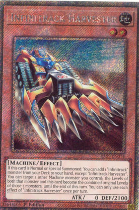 Infinitrack Harvester - RA05-EN014-PSR - (V.4 - Platinum Secret Rare) 1st Edition