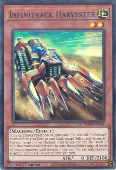 Infinitrack Harvester - RA05-EN014-SR - (V.1 - Super Rare) 1st Edition