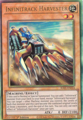 Infinitrack Harvester - RA05-EN014-UTR - (V.6 - Ultimate Rare) 1st Edition