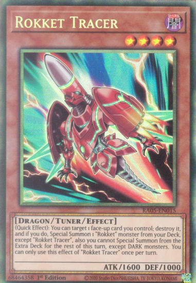 Rokket Tracer - RA05-EN015-CR - (V.5 - Collector's Rare) 1st Edition