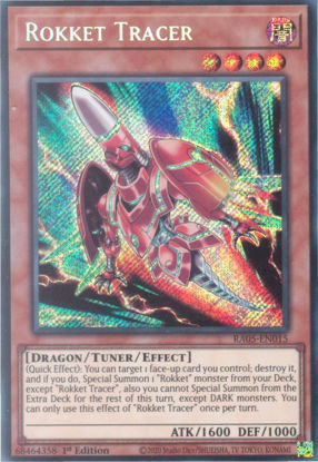 Rokket Tracer - RA05-EN015-SCR - (V.3 - Secret Rare) 1st Edition