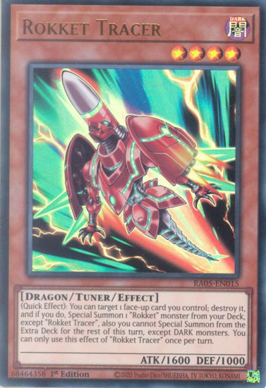 Rokket Tracer - RA05-EN015-UR - (V.2 - Ultra Rare) 1st Edition
