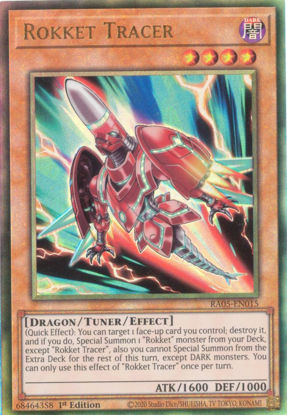 Rokket Tracer - RA05-EN015-UTR - (V.6 - Ultimate Rare) 1st Edition