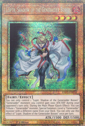 Loptr, Shadow of the Generaider Bosses - RA05-EN016-STR - (V.7 - Starlight Rare) 1st Edition