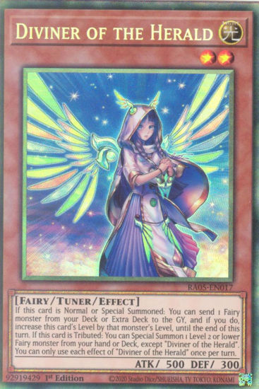 Diviner of the Herald - RA05-EN017-CR - (V.5 - Collector's Rare) 1st Edition