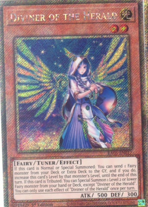 Diviner of the Herald - RA05-EN017-PSR - (V.4 - Platinum Secret Rare) 1st Edition