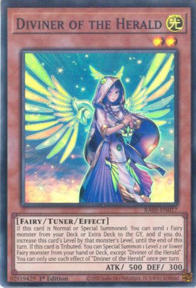Diviner of the Herald - RA05-EN017-SR - (V.1 - Super Rare) 1st Edition