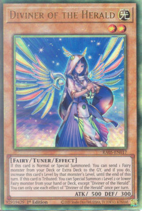 Diviner of the Herald - RA05-EN017-UTR - (V.6 - Ultimate Rare) 1st Edition