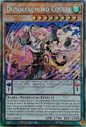 DoSolfachord Coolia - RA05-EN018-STR - (V.7 - Starlight Rare) 1st Edition