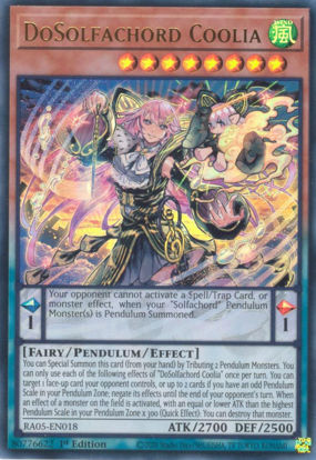 DoSolfachord Coolia - RA05-EN018-UR - (V.2 - Ultra Rare) 1st Edition
