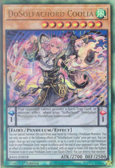 DoSolfachord Coolia - RA05-EN018-UTR - (V.6 - Ultimate Rare) 1st Edition