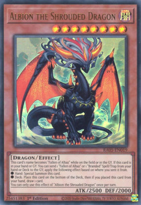 Albion the Shrouded Dragon - RA05-EN019-UR - (V.2 - Ultra Rare) 1st Edition