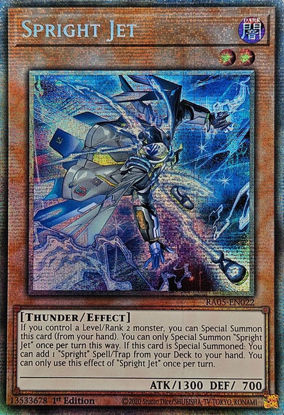 Spright Jet - RA05-EN022-STR - (V.7 - Starlight Rare) 1st Edition