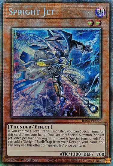 Spright Jet - RA05-EN022-STR - (V.7 - Starlight Rare) 1st Edition