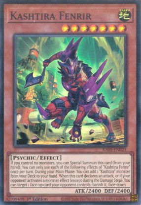 Kashtira Fenrir - RA05-EN024-SR - (V.1 - Super Rare) 1st Edition