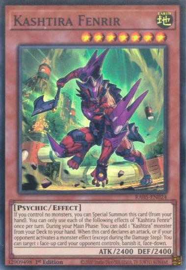 Kashtira Fenrir - RA05-EN024-SR - (V.1 - Super Rare) 1st Edition
