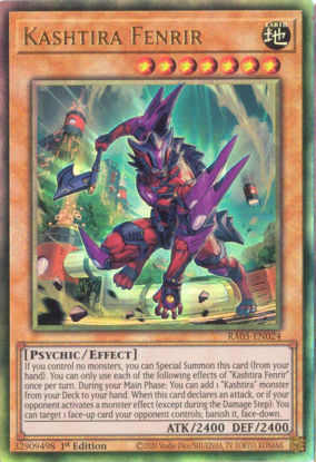 Kashtira Fenrir - RA05-EN024-UTR - (V.6 - Ultimate Rare) 1st Edition
