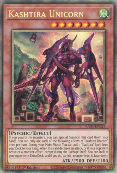 Kashtira Unicorn - RA05-EN025-CR - (V.5 - Collector's Rare) 1st Edition