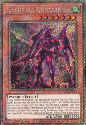 Kashtira Unicorn - RA05-EN025-PSR - (V.4 - Platinum Secret Rare) 1st Edition