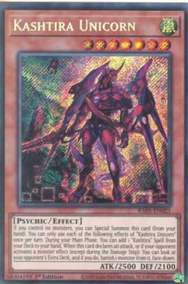 Kashtira Unicorn - RA05-EN025-SCR - (V.3 - Secret Rare) 1st Edition