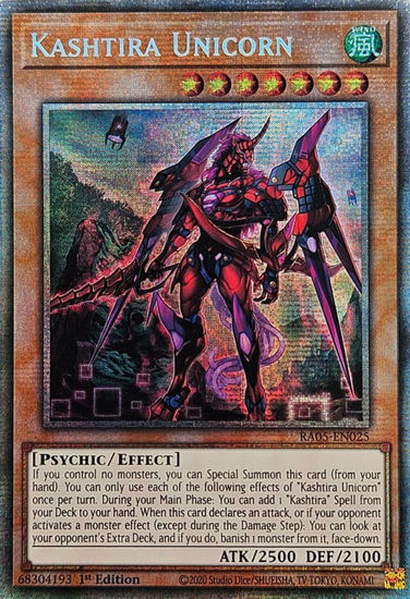 Kashtira Unicorn - RA05-EN025-STR - (V.7 - Starlight Rare) 1st Edition