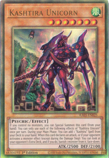 Kashtira Unicorn - RA05-EN025-UTR - (V.6 - Ultimate Rare) 1st Edition