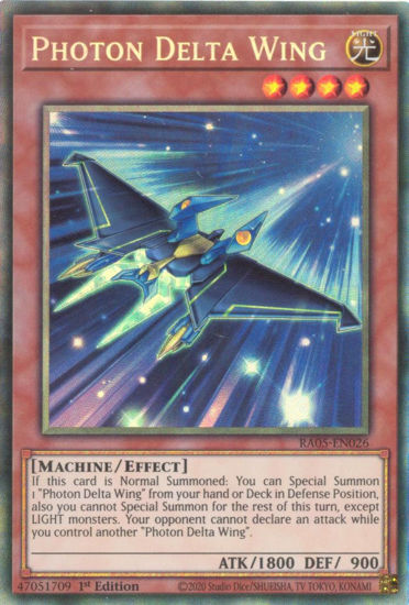 Photon Delta Wing - RA05-EN026-CR - (V.5 - Collector's Rare) 1st Edition