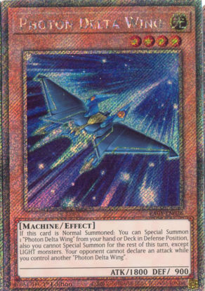 Photon Delta Wing - RA05-EN026-PSR - (V.4 - Platinum Secret Rare) 1st Edition