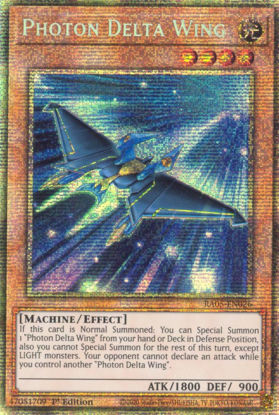 Photon Delta Wing - RA05-EN026-STR - (V.7 - Starlight Rare) 1st Edition