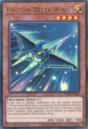 Photon Delta Wing - RA05-EN026-UR - (V.2 - Ultra Rare) 1st Edition