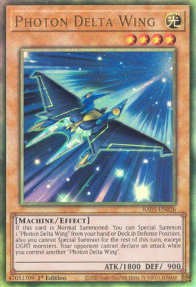 Photon Delta Wing - RA05-EN026-UTR - (V.6 - Ultimate Rare) 1st Edition