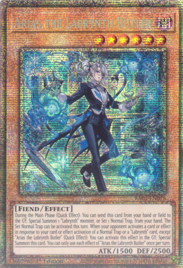 Arias the Labrynth Butler - RA05-EN028-STR - (V.7 - Starlight Rare) 1st Edition