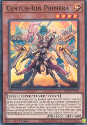 Centur-Ion Primera - RA05-EN030-SR - (V.1 - Super Rare) 1st Edition