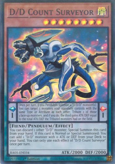 D/D Count Surveyor - RA05-EN034-SR - (V.1 - Super Rare) 1st Edition
