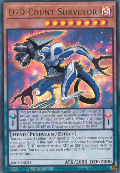 D/D Count Surveyor - RA05-EN034-UR - (V.2 - Ultra Rare) 1st Edition