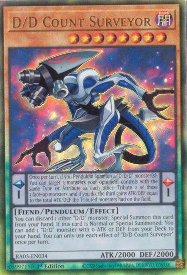 D/D Count Surveyor - RA05-EN034-UTR - (V.6 - Ultimate Rare) 1st Edition