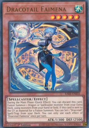 Dracotail Faimena - RA05-EN035-UR - (V.2 - Ultra Rare) 1st Edition