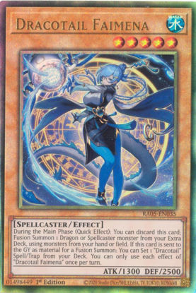 Dracotail Faimena - RA05-EN035-UTR - (V.6 - Ultimate Rare) 1st Edition