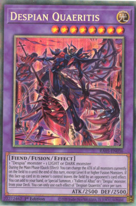 Despian Quaeritis - RA05-EN036-CR - (V.5 - Collector's Rare) 1st Edition