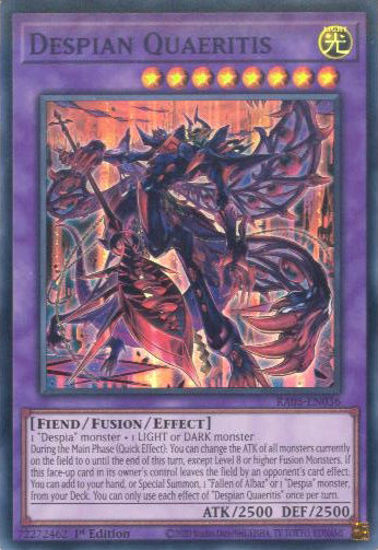 Despian Quaeritis - RA05-EN036-SR - (V.1 - Super Rare) 1st Edition