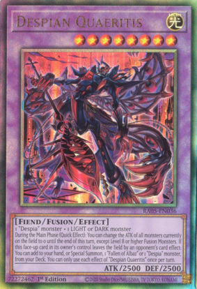 Despian Quaeritis - RA05-EN036-UTR - (V.6 - Ultimate Rare) 1st Edition